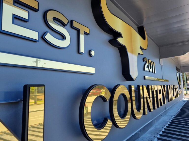 3D Signage Wamuran Country Meats